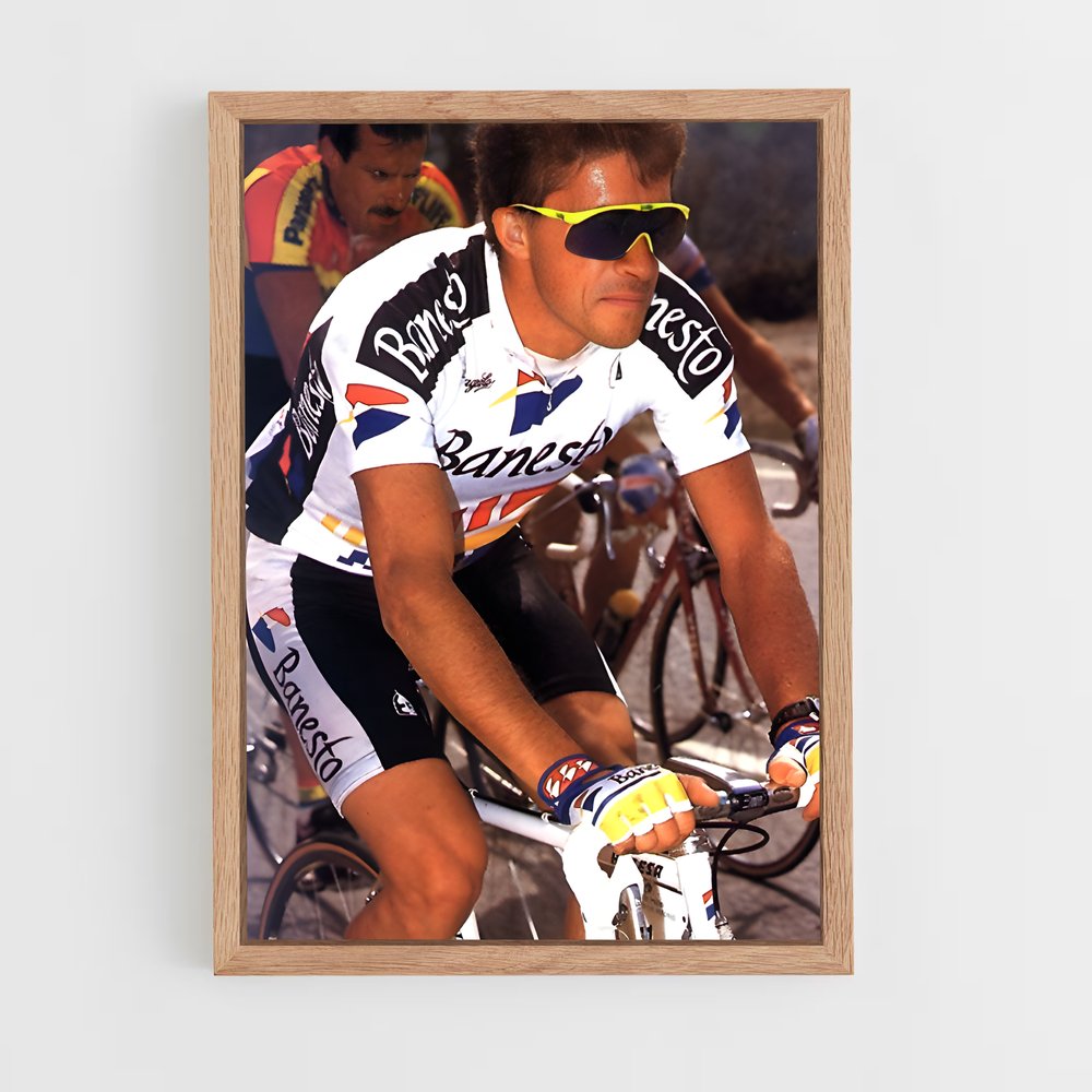 Poster Pedro delgado – affiche Cyclisme (vue 4)